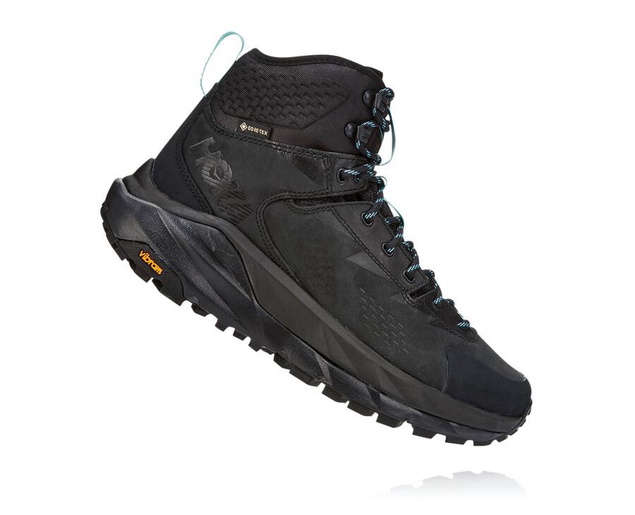 Hoka One One Yürüyüş Botları Kadın Siyah - Kaha Gore-Tex - RF6592413